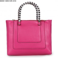 Bvlgari nuevo bolso de mano Serpenti Ferrari de cuero fucsia 80381 Bvlgari nuevo bolso de mano Serpenti Ferrari de cuero fucsia 80381