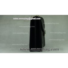 Bolso de hombro Bvlgari Serpenti de piel de becerro GM, negro 233 Bolso de hombro Bvlgari Serpenti de piel de becerro GM, negro 233
