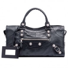 Balenciaga Giant 21 Plata Tiempo Parcial Negro