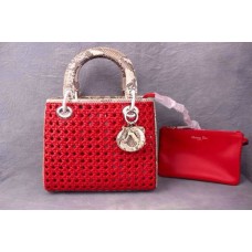 Réplica del bolso bandolera Dior Lady Default de piel de serpiente