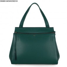 Bolso Celine EDGE de piel de becerro verde 26938
