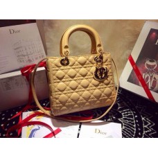 Réplica del bolso Dior Lady Default Totes color albaricoque