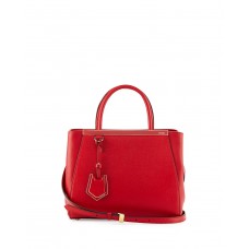 Bolso de compras pequeño Fendi 2Jours rojo Bolso de compras pequeño Fendi 2Jours rojo