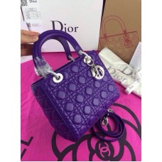 Réplica del bolso Dior Lady Default Totes morado