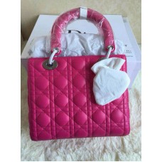 Réplica del bolso Dior Lady Totes de piel roja