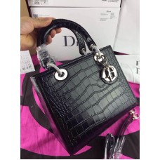 Réplica del bolso Dior Lady Default de piel auténtica