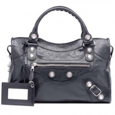 Balenciaga Giant 21 Silver City Negro