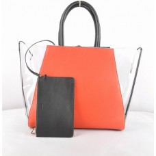 Bolso Fendi 2Jours negro de PVC transparente