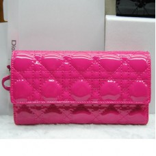 Cartera Dior CD086 Rose en piel charol