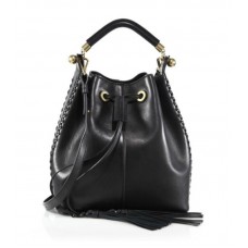 Bolso cubo de piel Chloe Gala negro Bolso cubo de piel Chloe Gala negro