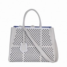 Bolso Fendi 2Jours Clinch Bolt de piel blanca Ferrari Bolso Fendi 2Jours Clinch Bolt de piel blanca Ferrari