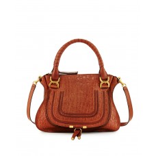 Bolso de hombro mediano Chloe Marcie con relieve de cocodrilo Bolso de hombro mediano Chloe Marcie con relieve de cocodrilo