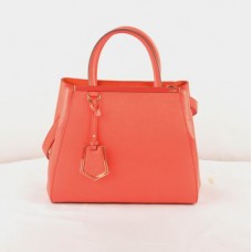 Bolso pequeño de piel Fendi 2jours Red Cross Veins