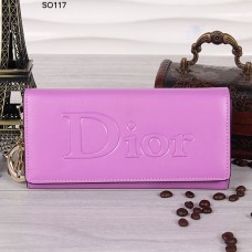 Cartera Christian Dior morada con solapa 117