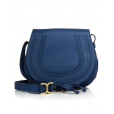 Bolso bandolera mediano Chloe Marcie azul Bolso bandolera mediano Chloe Marcie azul