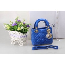 Réplica de lujo del bolso Dior Lady Default azul Réplica de lujo del bolso Dior Lady Default azul