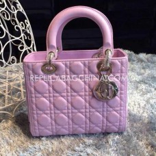 Bolso de imitación Dior Lady Default rosa