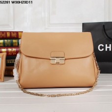 Bolso Diorling de Dior, piel de becerro color albaricoque (herrajes dorados) 52281