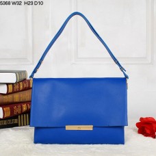 Bolso de hombro Celine Blade Flap de piel de becerro azul 5368 Bolso de hombro Celine Blade Flap de piel de becerro azul 5368