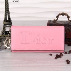 Cartera Christian Dior rosa con solapa 117