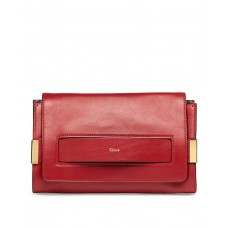 Bolso de mano Chloe Elle con correa para el hombro, color rojo.