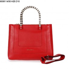Bolso de mano Bvlgari New Hand Carry Serpenti Ferrari de piel roja 80381 Bolso de mano Bvlgari New Hand Carry Serpenti Ferrari de piel roja 80381