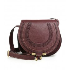 Bolso bandolera pequeño Chloe Marcie de terciopelo oscuro Bolso bandolera pequeño Chloe Marcie de terciopelo oscuro