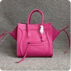 Bolsos Celine Boston de piel color rosa intenso Bolsos Celine Boston de piel color rosa intenso