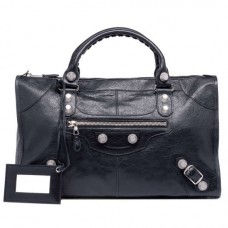 Balenciaga Giant 21 Silver Work Negro