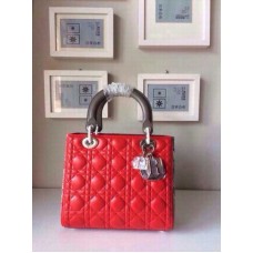 Réplica del bolso Dior Lady Default Totes de piel de cordero - 18