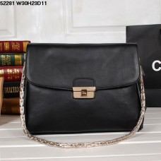 Bolso Diorling de Dior, piel de becerro negra (herrajes dorados) 52281
