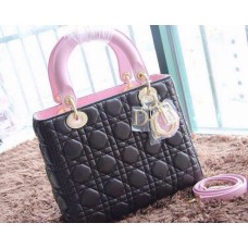 Réplica del bolso de lujo Dior Lady Totes de piel de cordero