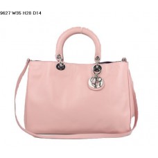 Bolso Dior Diorissimo de piel napa rosa (herrajes plateados) 9627