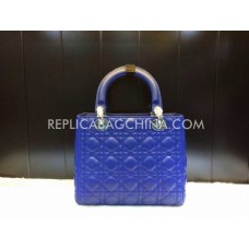 Réplica del bolso Dior Lady Default Totes azul