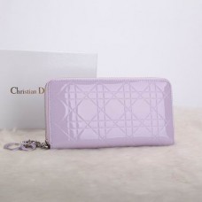 Cartera Dior Escapade en piel charol D0811 Lavanda