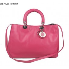 Bolso Dior Diorissimo de piel napa color melocotón (herrajes plateados) 9627