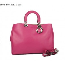 Bolso Dior Diorissimo Jumbo de piel napa color melocotón (herrajes plateados) 8002