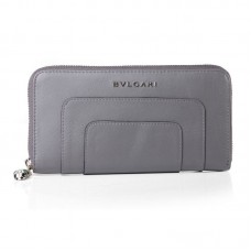 Cartera con cremallera Bvlgari Serpenti Original de piel color caqui 201301