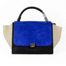 Bolsos Celine Classic de piel azul