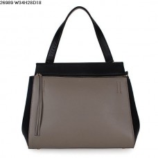Bolso Celine EDGE de piel de becerro color caqui/negro 26938