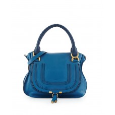 Bolso bandolera mediano Chloe Marcie color cobalto Bolso bandolera mediano Chloe Marcie color cobalto