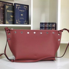 Bolso mediano Celine Sailor en piel de becerro color ladrillo.