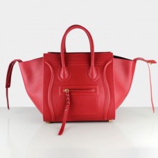 Bolsos Celine Boston de piel de vaca roja Bolsos Celine Boston de piel de vaca roja
