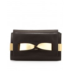 Bolso de mano mediano con cadena Chloe Elle negro