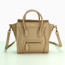 Bolso pequeño Celine Luggage Tote color rosa gamba de 20 cm