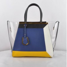 Bolso Fendi 2Jours azul transparente de PVC Bolso Fendi 2Jours azul transparente de PVC