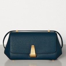 Bolso Bottega Veneta Small BV Angle en color azul oscuro Palmellato