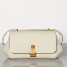 Bolso Bottega Veneta Small BV Angle en color blanco palmellato