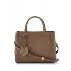Bolso de compras Fendi 2Jours Petite color marrón Bolso de compras Fendi 2Jours Petite color marrón