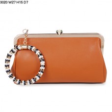 Bolso de mano Bvlgari Serpenti Famed color amarillo tierra 3020